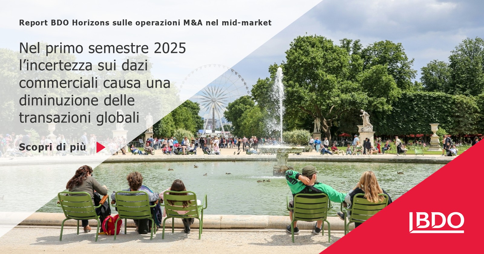 Report BDO Horizons Q3/2025: incertezza sui dazi frena le transazioni ...